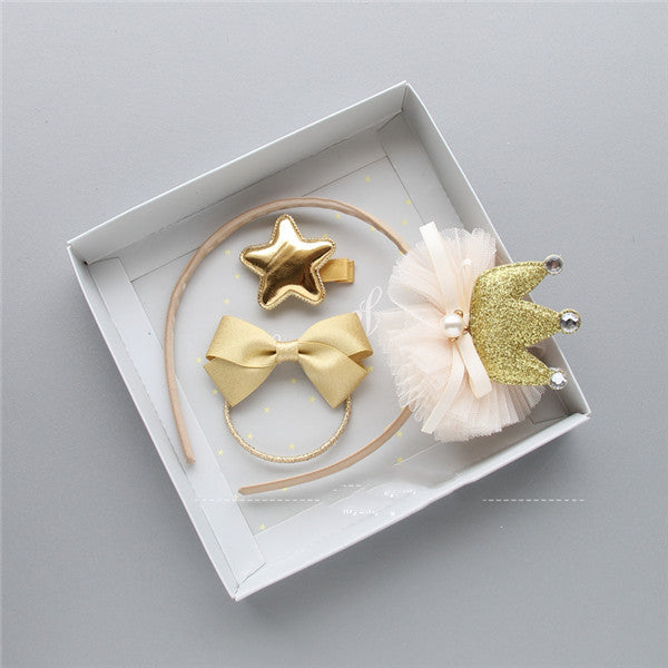 TZ-98 Korean Style Children's Jewelry Set with Hair Clips