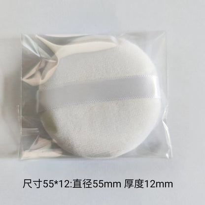 Mini Four-Grid Powder Puff with Soft Velvet Texture
