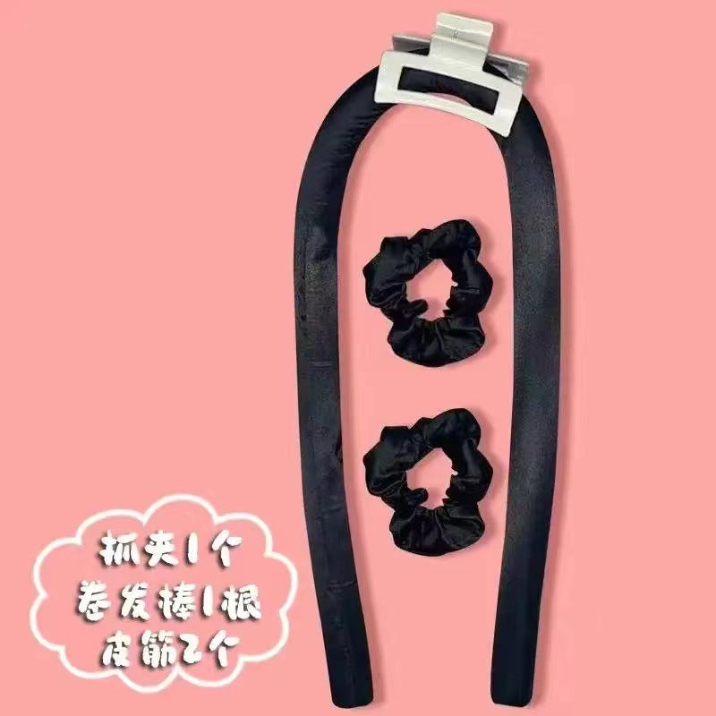 Lazy Sleep Curling Wand Set for Big Waves (No Heat)