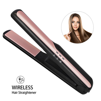USB Wireless Charging Hair Straightener