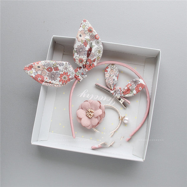 TZ-98 Korean Style Children's Jewelry Set with Hair Clips