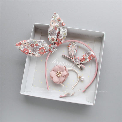 TZ-98 Korean Style Children's Jewelry Set with Hair Clips