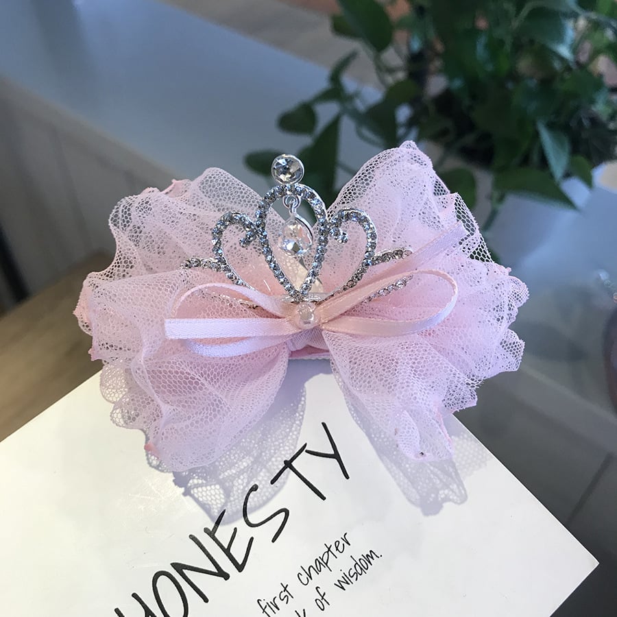 Korean Baby Hair Accessories Set with Crown Clip