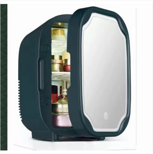 Portable Mini Skincare Fridge with Mirror