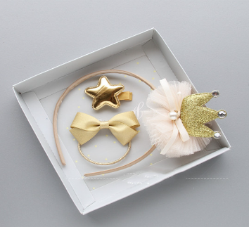 TZ-98 Korean Style Children's Jewelry Set with Hair Clips