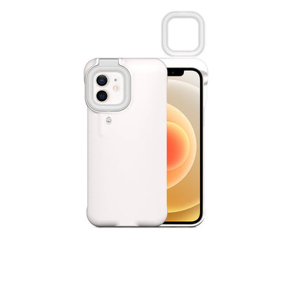 Phone Case with Built-In Selfie Ring Light