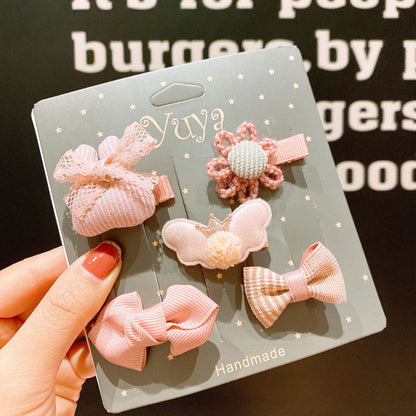 Korean Baby Hair Clips Set for Girls - Cute Accessories