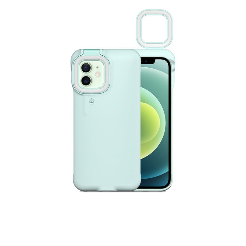 Phone Case with Built-In Selfie Ring Light