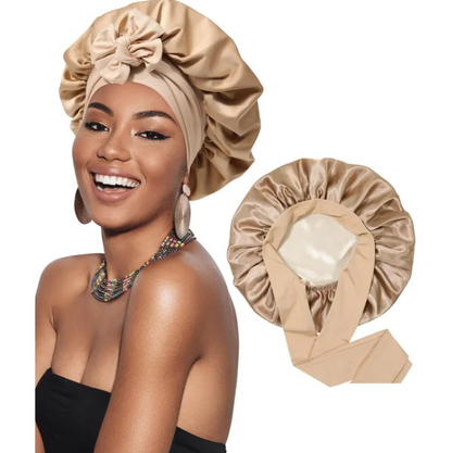 Artificial Silk Satin Hair Wrap Hat