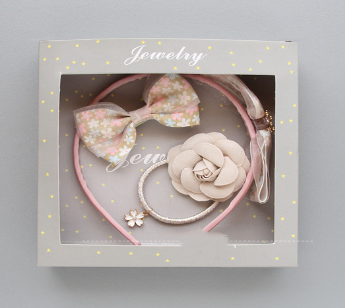 TZ-98 Korean Style Children's Jewelry Set with Hair Clips