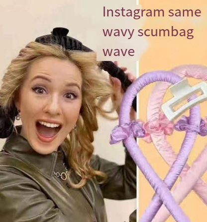 Lazy Sleep Curling Wand Set for Big Waves (No Heat)