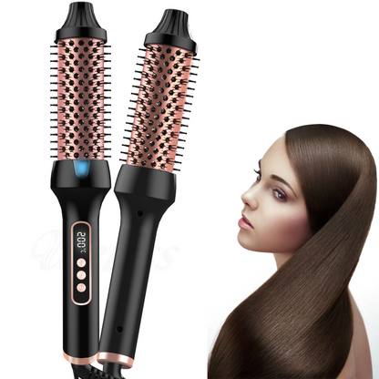 Anion Roller Comb Hair Straightener & Curler