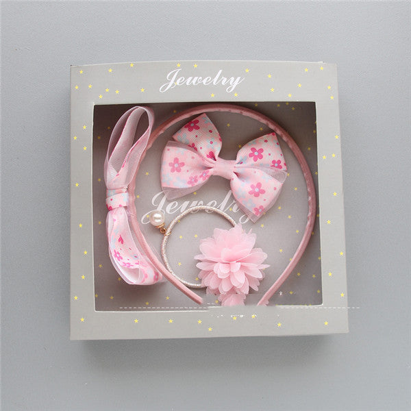 TZ-98 Korean Style Children's Jewelry Set with Hair Clips