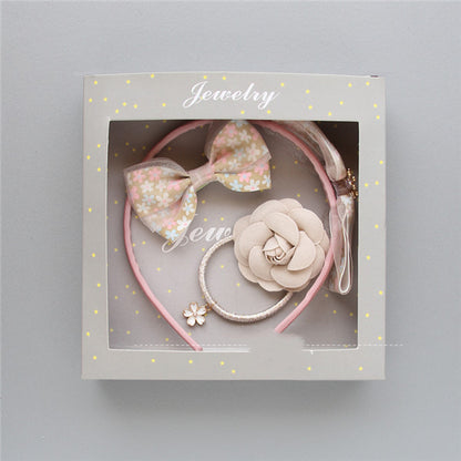 TZ-98 Korean Style Children's Jewelry Set with Hair Clips