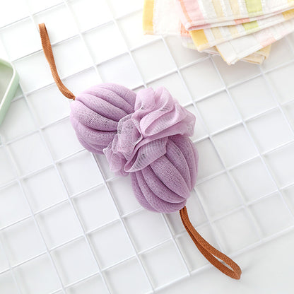 Large Japanese Bath Towel and Exfoliating Bath Ball