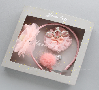 TZ-98 Korean Style Children's Jewelry Set with Hair Clips