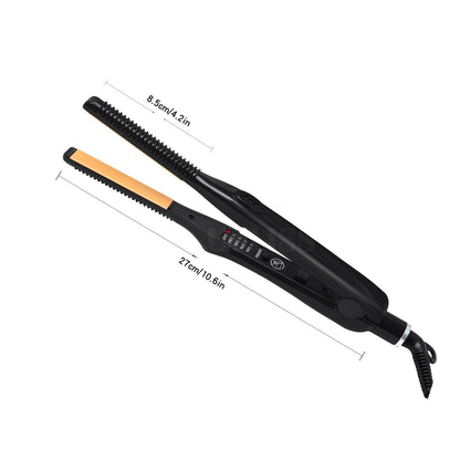 Narrow Men's Ceramic Hair Straightener and Curler
