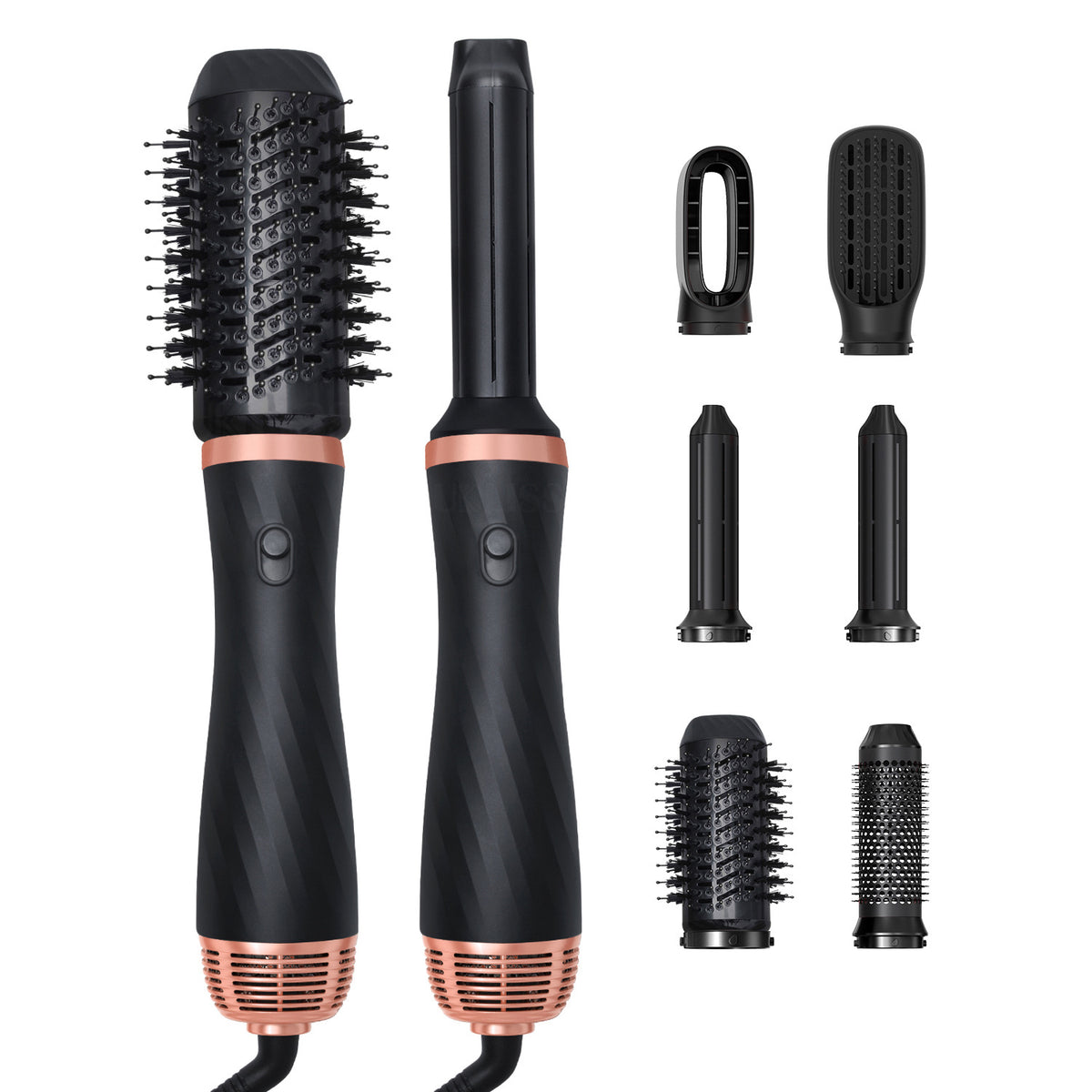 6-in-1 Automatic Hair Curler and Straightening Brush