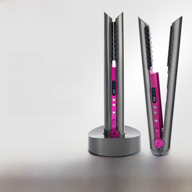 Pritech USB Wireless 2-in-1 Hair Curler and Straightener