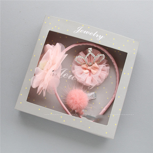 TZ-98 Korean Style Children's Jewelry Set with Hair Clips