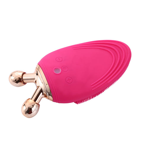 Pore Cleanser and Facial Slimming Device with Silicone