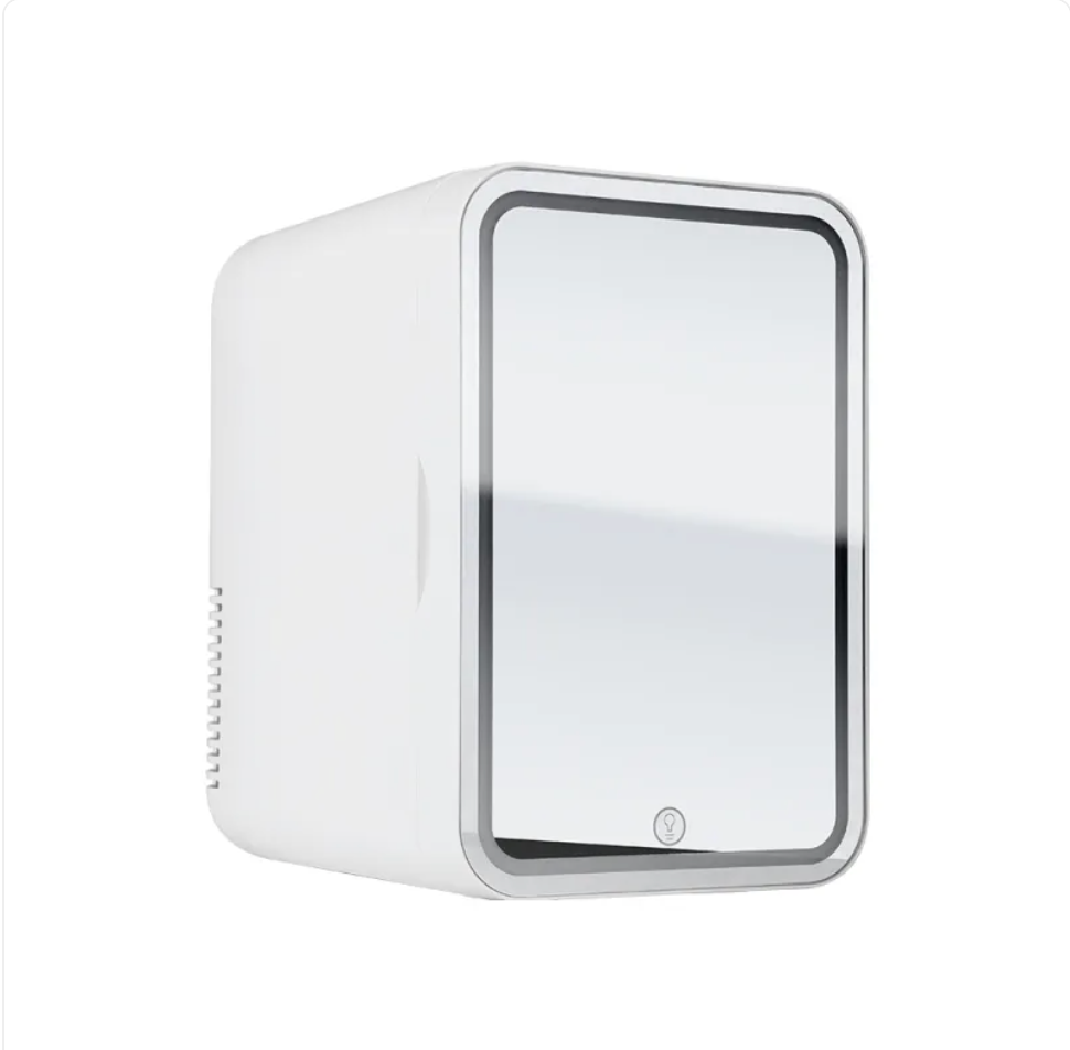 Portable Mini Skincare Fridge with Mirror