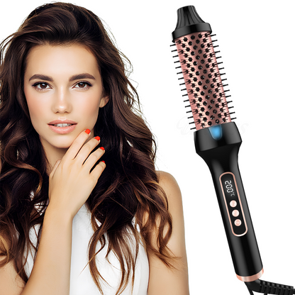 Anion Roller Comb Hair Straightener & Curler