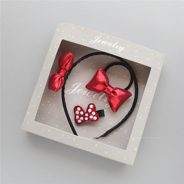 TZ-98 Korean Style Children's Jewelry Set with Hair Clips