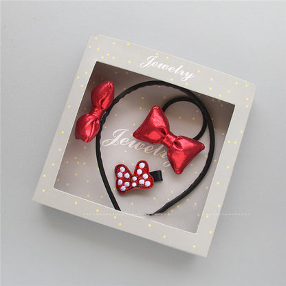 TZ-98 Korean Style Children's Jewelry Set with Hair Clips