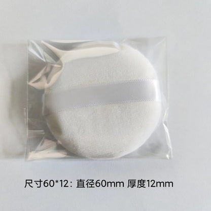 Mini Four-Grid Powder Puff with Soft Velvet Texture